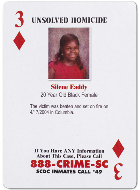 Silene Eaddy - 3 of Diamonds, South Carolina - The Deck