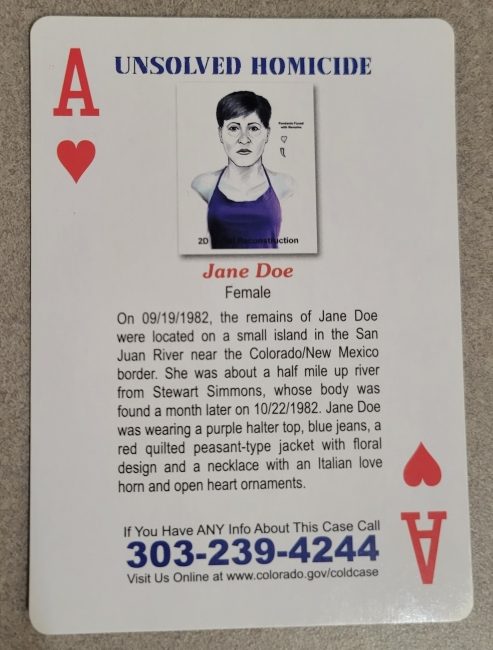 Ace of Hearts - Jane Doe Unsolved
