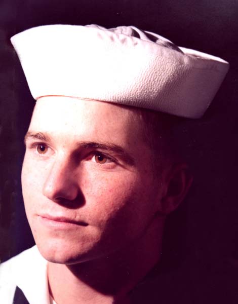 Stewart Simmons in navy uniform