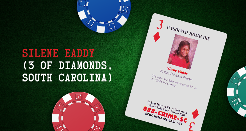 Silene Eaddy – 3 of Diamonds, South Carolina