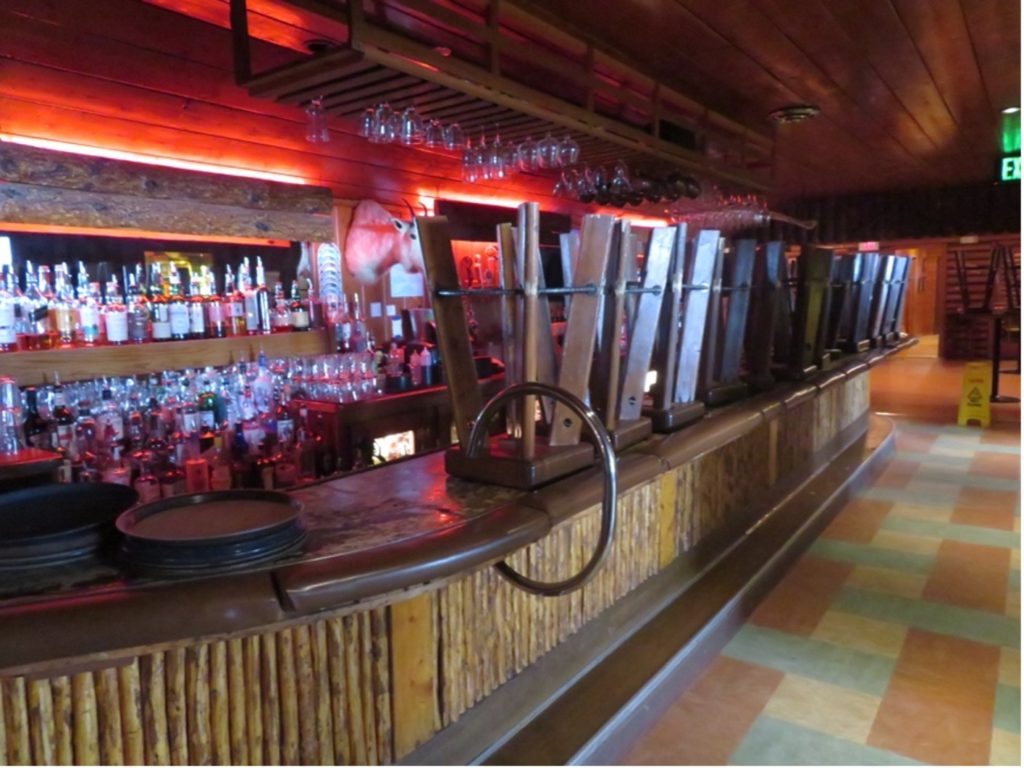current photo of inside Buck's Bar