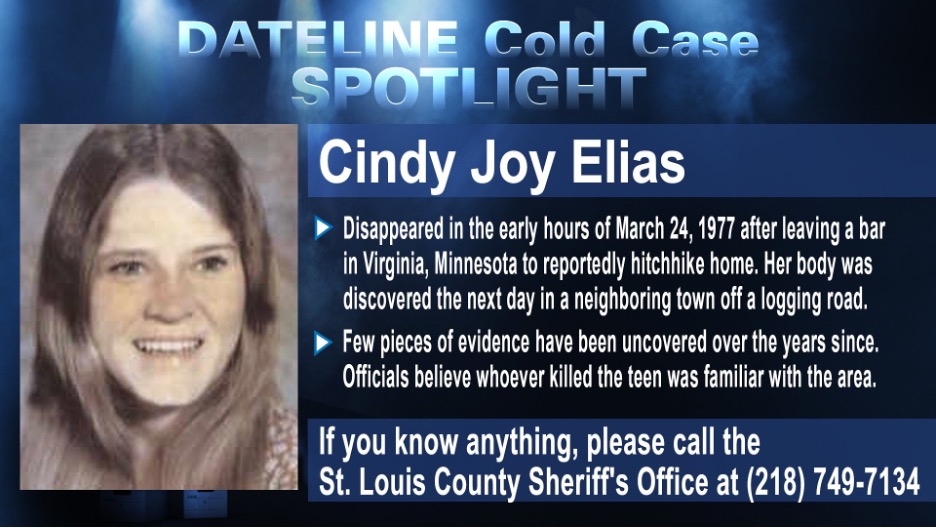 Dateline - Cindy Elias profile