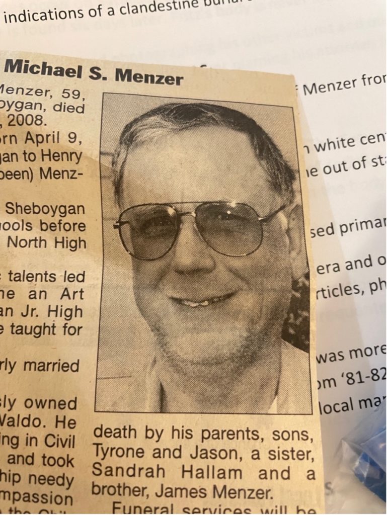 article about Michael Menzer