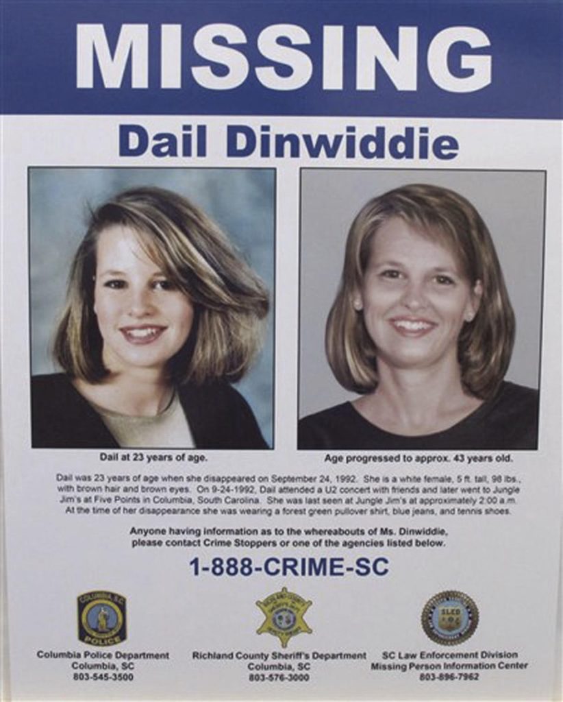 Dail Dinwiddie missing poster