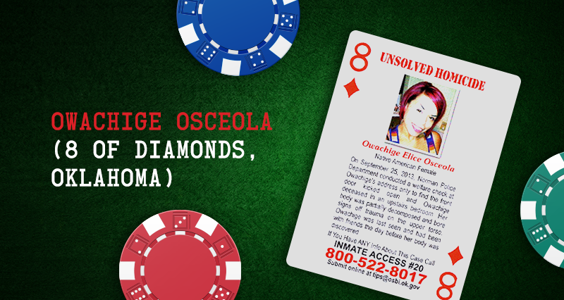 REMEMBERING: Owachige Osceola – 8 of Diamonds, Oklahoma