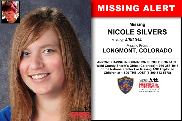 Nicole Silvers missing alert