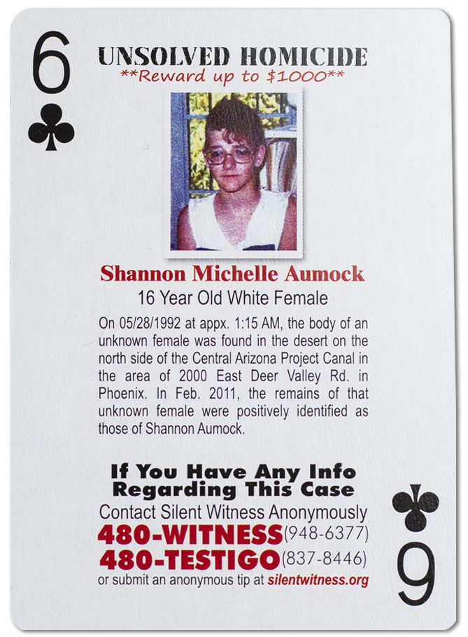 6 of clubs Shannon Aumock
