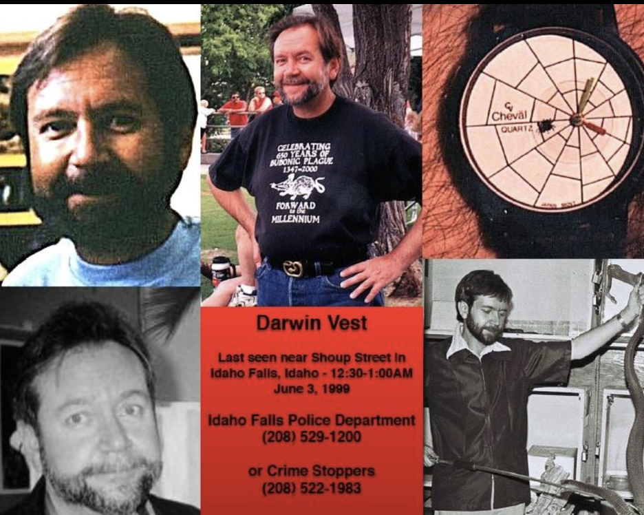 collage of Darwin Vest