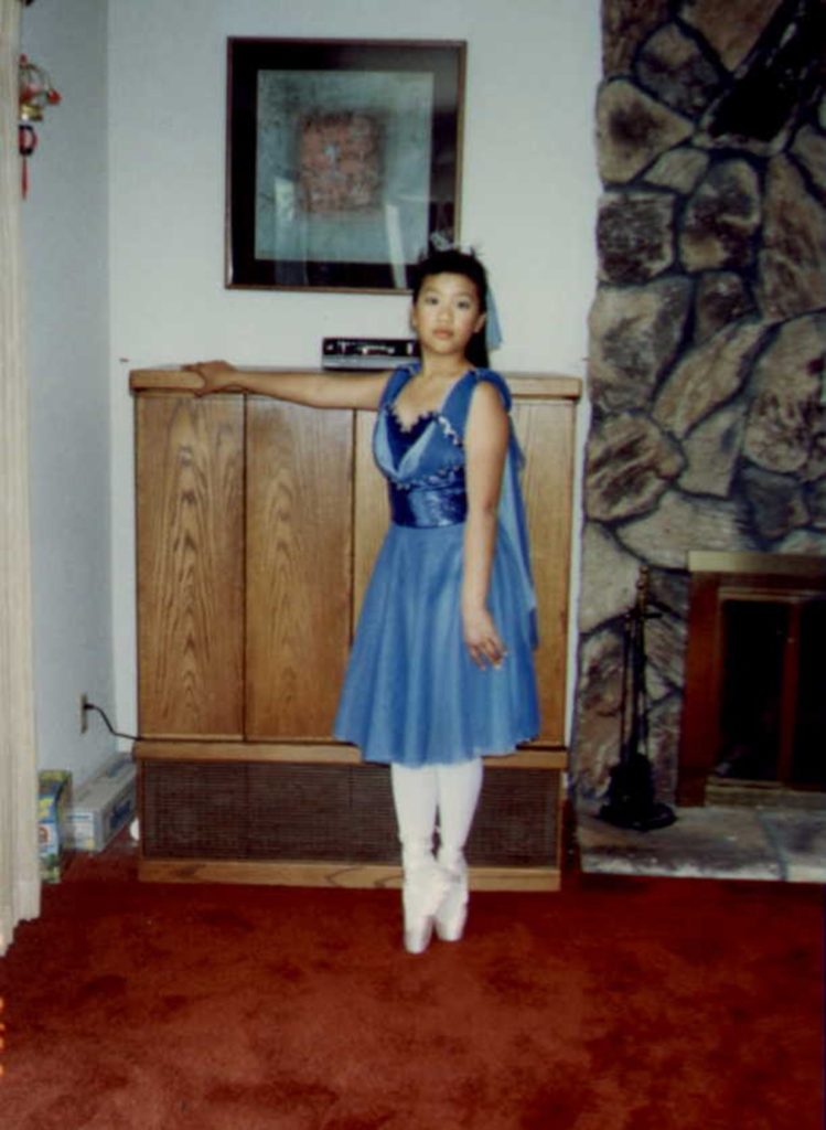 Jenny in ballet costume