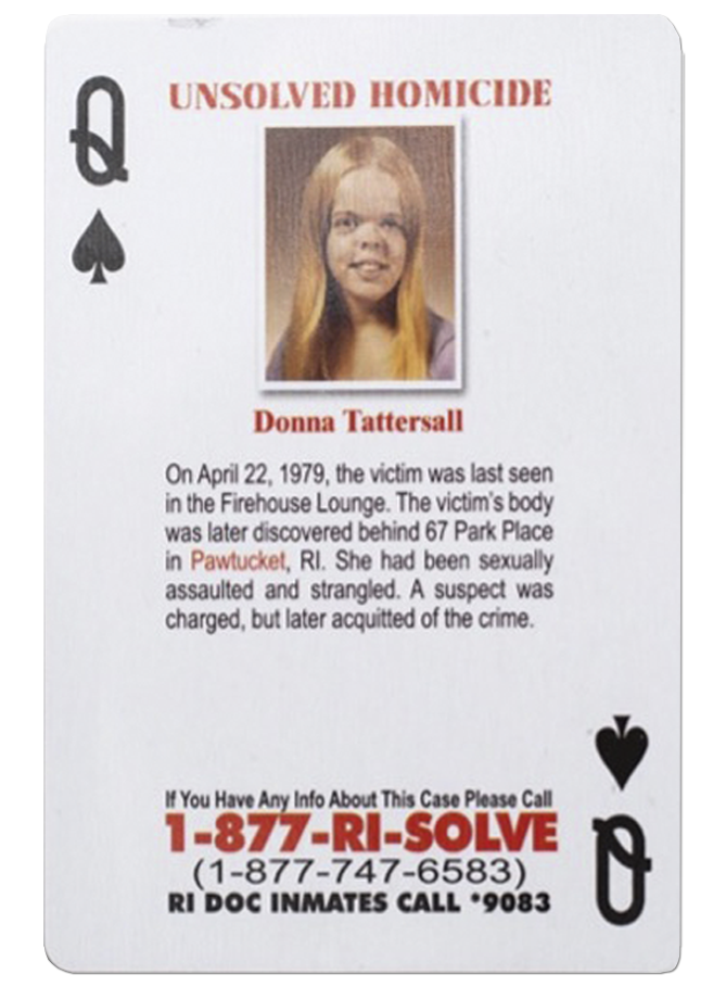 Donna Tattersall Queen of Spades card