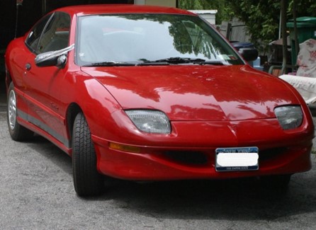 Brian's red 1995 Pontiac Sunfire