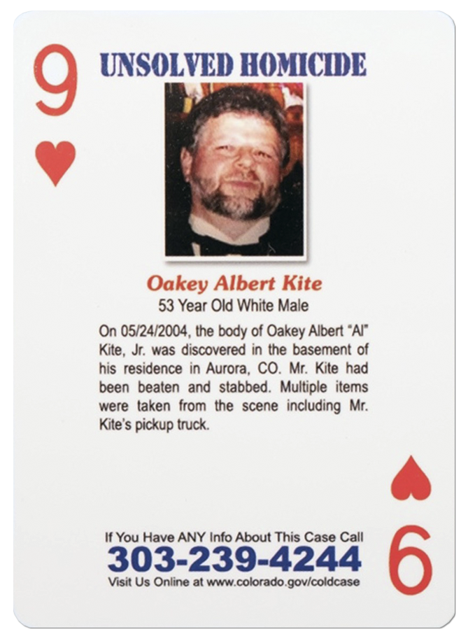 Oakey "Al" Kite Playing Card