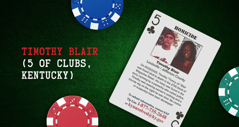Timothy Blair – 5 of Clubs, Kentucky