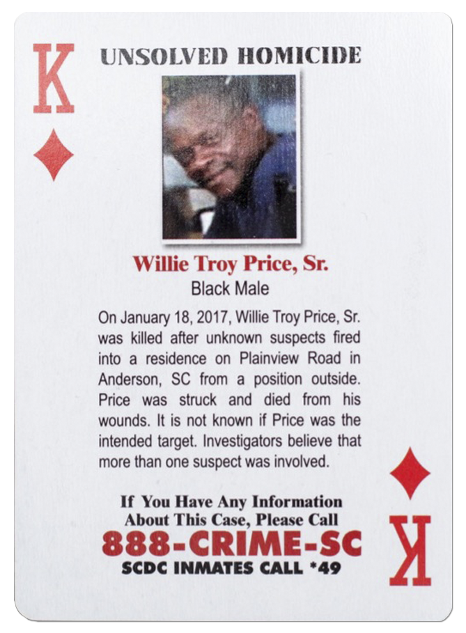 Willie Troy Price Sr. King of Diamonds