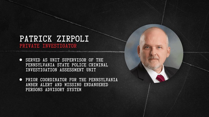 Information about Patrick Zirpoli, the Private Investigators hired by the Hulse family to look into Darlene’s case