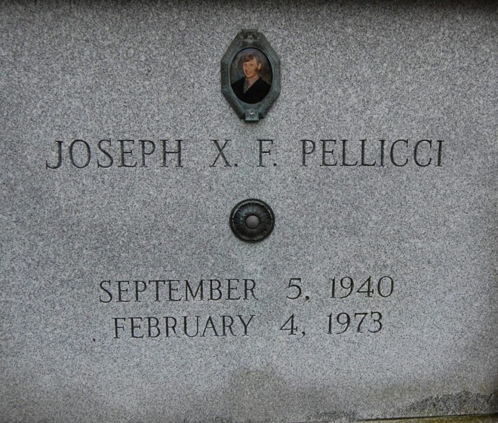 Joseph Pellicci's Gravestone