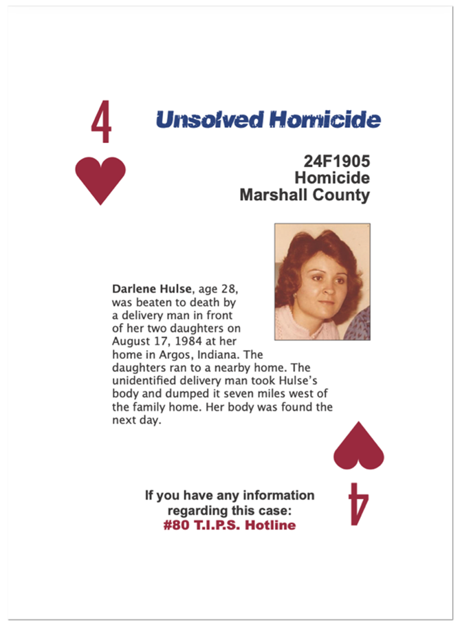 Darlene Hulse Playing Card