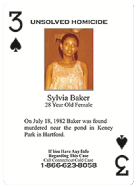 Sylvia Baker - 3 of Spades, Connecticut - The Deck