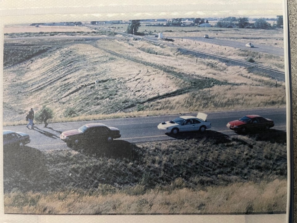 The area near Ucon, Idaho pictured on the day Tonya’s body was found.