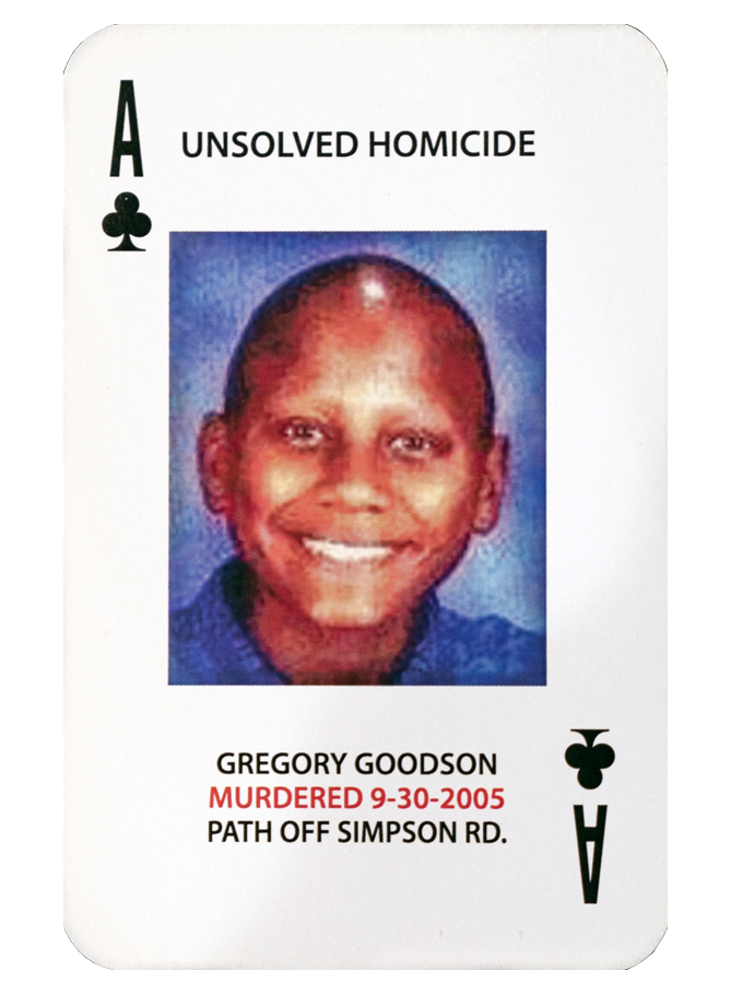 Ace of Clubs - Gregory Goodson - Unsolved Homicide