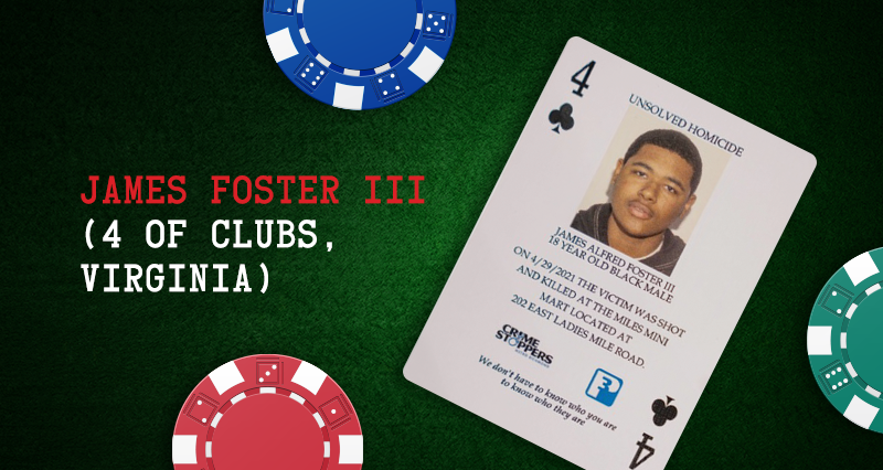 James Foster III – 4 of Clubs, Virginia