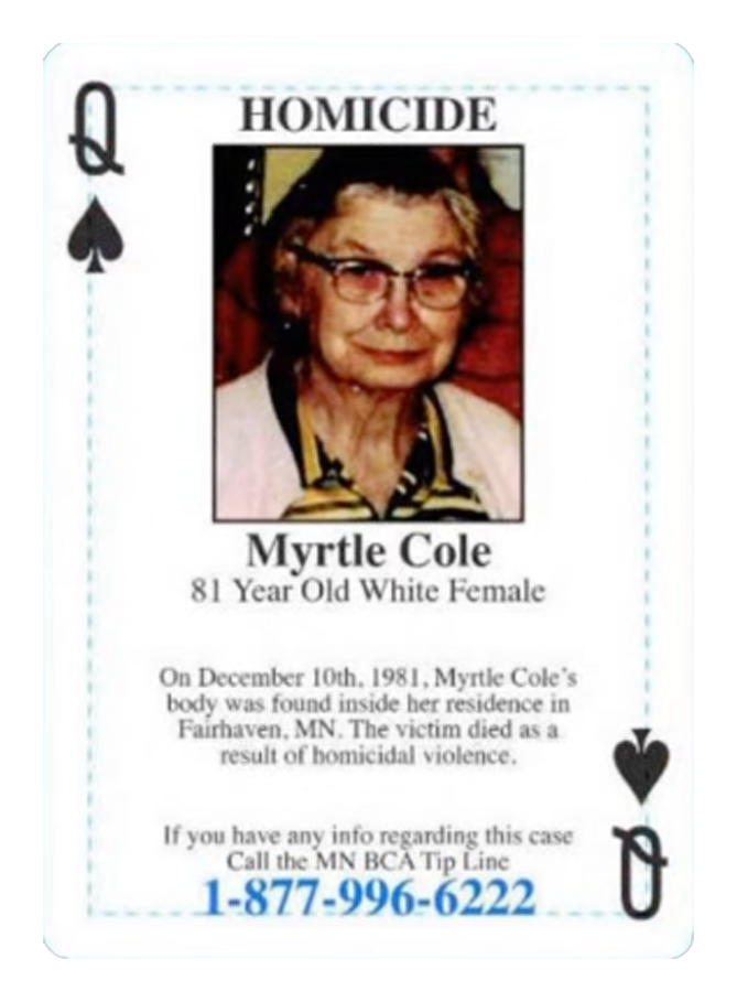 Myrtle Cole - Queen of Spades - Minnesota