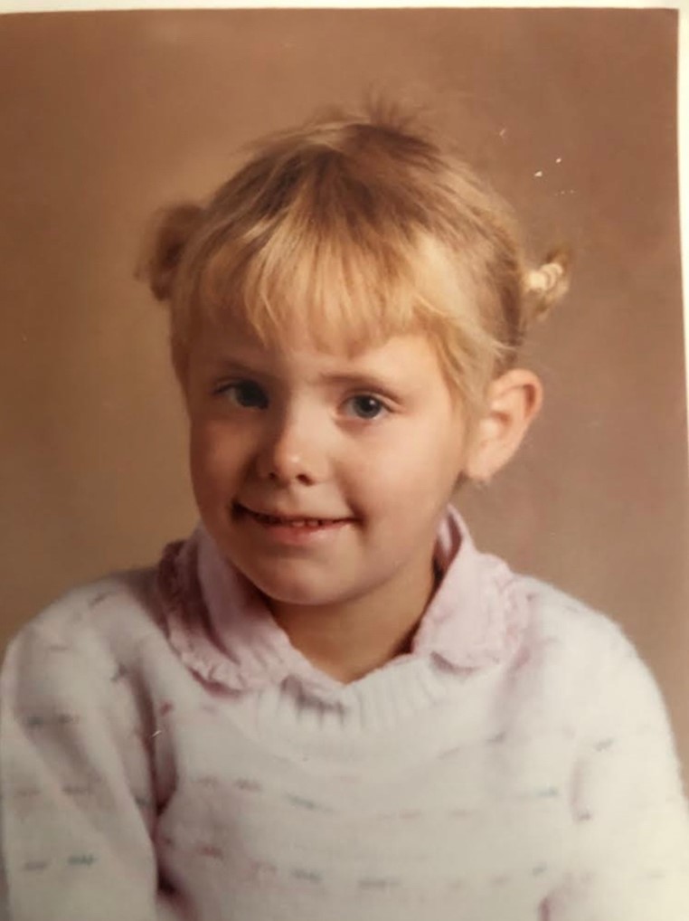 A photo of Tonya as a child.