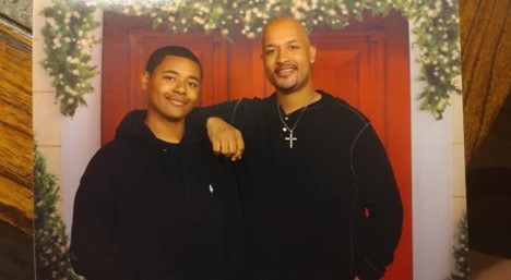 An undated photo of James Foster III (left) and his father James A. Foster (right).