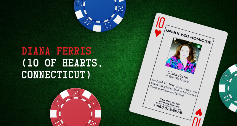 Diana Ferris – 10 of Hearts, Connecticut