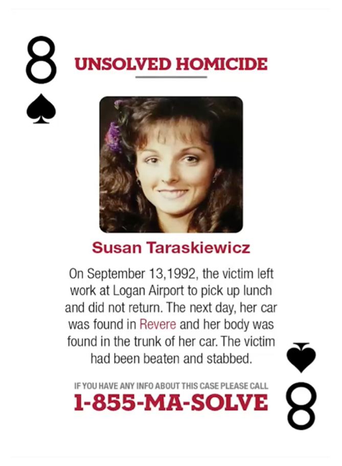 Susan “Su” Taraskiewicz - 8 of Spades - Massachusetts
