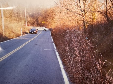 Photo of Guthrie Road, where Brenda’s body was found.