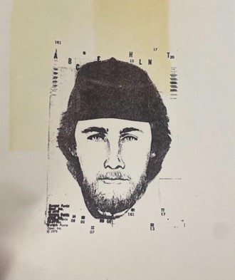 A police composite sketch of the suspect.