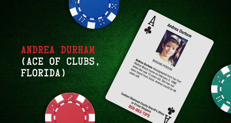 Andrea Durham – Ace of Clubs, Florida