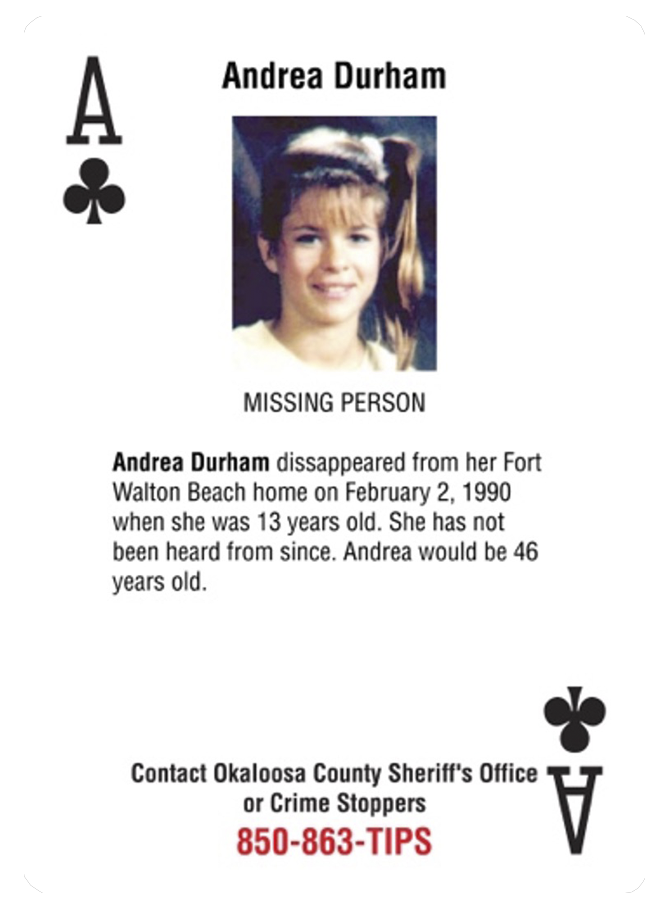 Andrea Durham - Ace of Clubs - Florida
