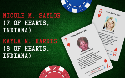 Nicole M. Saylor & Kayla M. Harris – 7 of Hearts & 8 of Hearts, Indiana