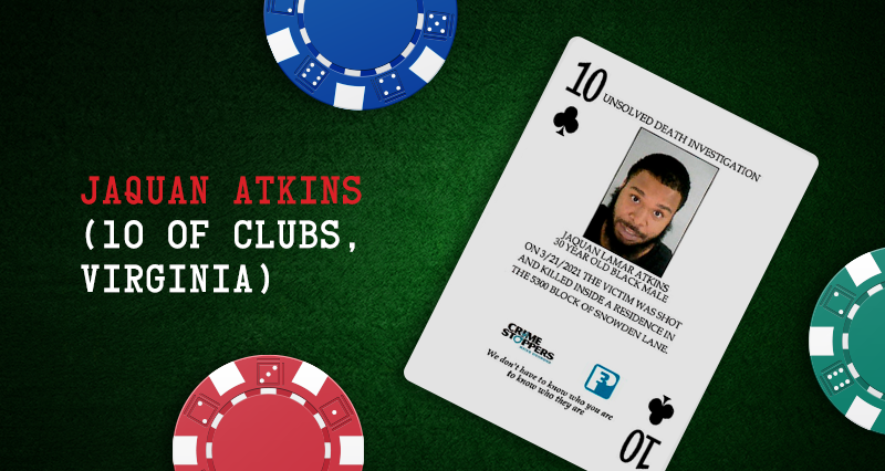 JaQuan Atkins – 10 of Clubs, Virginia