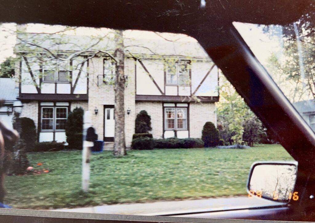 The Haradine home in 1988.