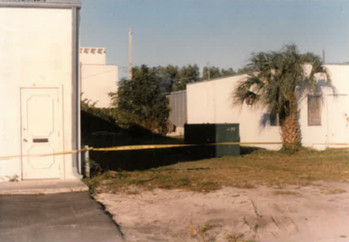 Original crime scene photos from the area where Sharon Jones’ body was found back in 1987.