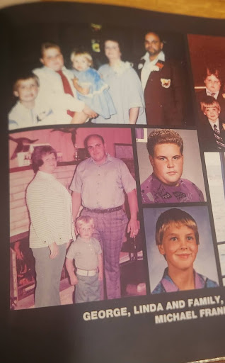 George, his wife Linda, and their youngest son, Michael, at the family’s home in Eagle River, Wisconsin.