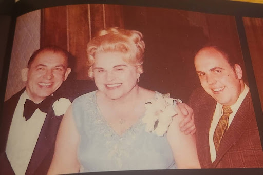 George with his parents, Elynore and George Sr.