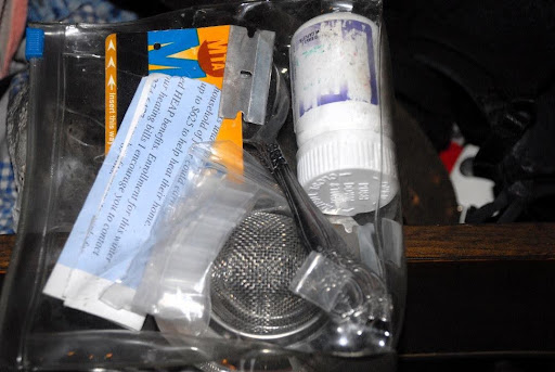 Evidence found inside the house.