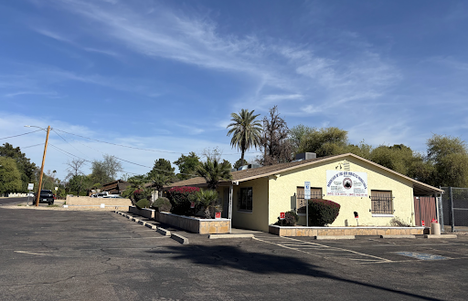 A photo of the Nu Way Realty office building. It is now the “Mountain Fire and Miracles Ministries.”