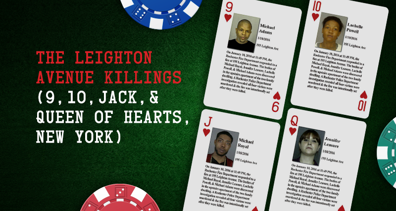 The Leighton Avenue Killings – 9, 10, Jack, & Queen of Hearts, New York