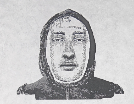 A composite sketch of Suspect 2.
