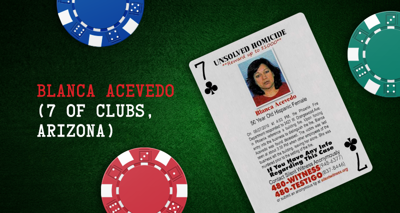 Blanca Acevedo – 7 of Clubs, Arizona