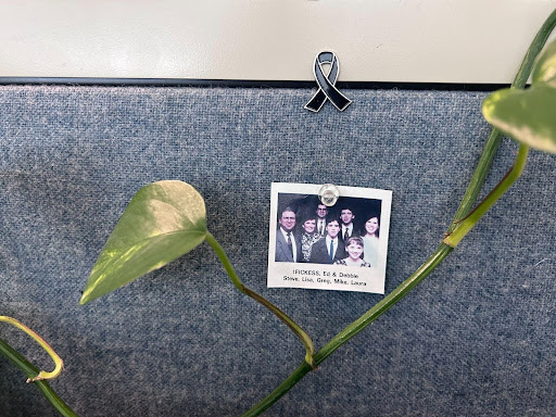 The Fickess Family. This photo hangs in Sgt. Venosa's cubicle.