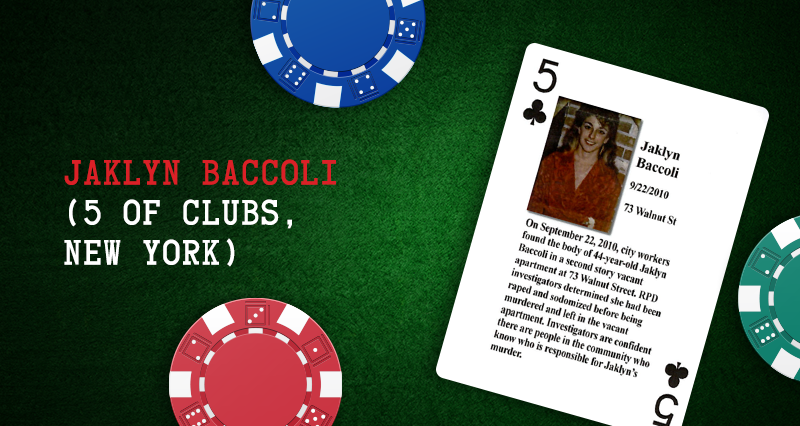 Jaklyn Baccoli – 5 of Clubs, New York
