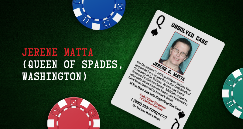 Jerene Matta – Queen of Spades, Washington