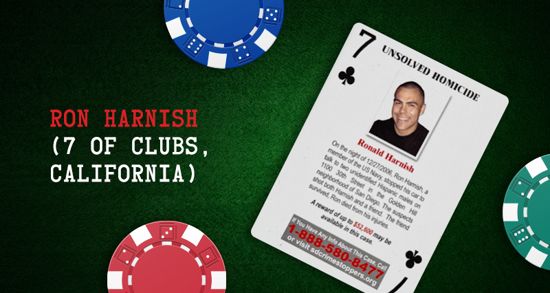 Ron Harnish – 7 of Clubs, California