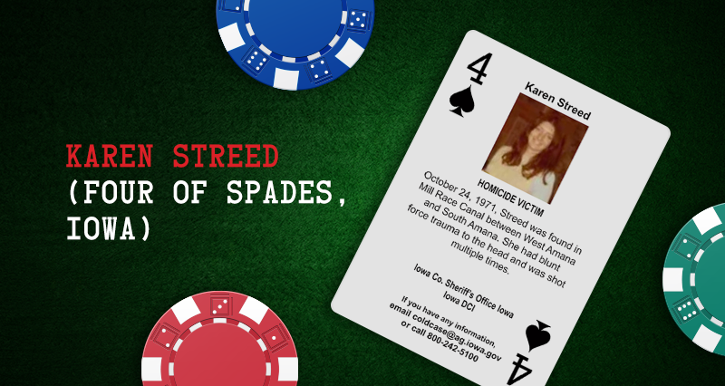 Karen Streed – Four of Spades, Iowa